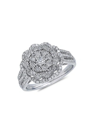 Effy Eny Women's Eny Sterling Silver & Diamond Ring