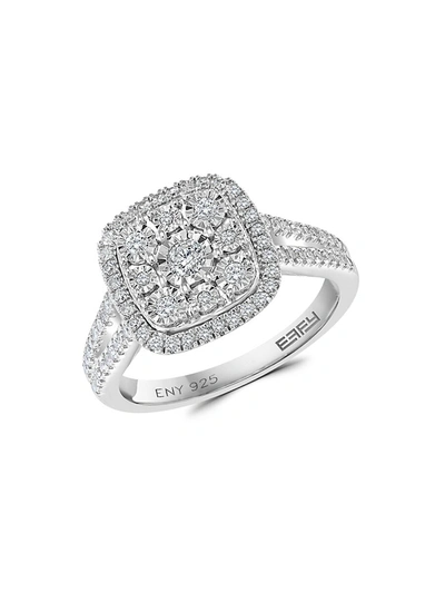 Effy Eny Women's Sterling Silver & Diamond Ring