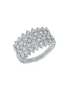EFFY ENY WOMEN'S STERLING SILVER & DIAMOND RING,0400013904644