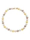 KENNETH JAY LANE WOMEN'S GOLDPLATED & GLASS PEARL NECKLACE,0400014163187
