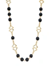 KENNETH JAY LANE WOMEN'S GOLDPLATED BEADED LONG NECKLACE,0400014163167