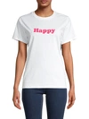 FRENCH CONNECTION WOMEN'S HAPPY T-SHIRT,0400013991937