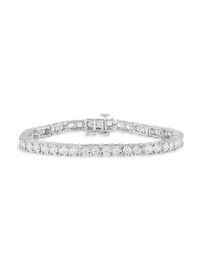 Saks Fifth Avenue Women's 14k White Gold & Diamond Tennis Bracelet