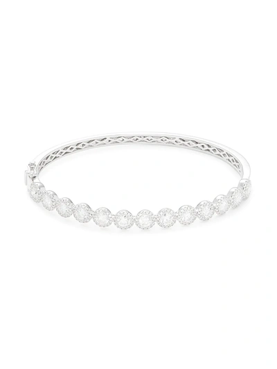 Saks Fifth Avenue Women's 14k White Gold Diamond Bangle Bracelet