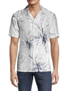 FRENCH CONNECTION MEN'S PRINTED SHORT SLEEVE SHIRT,0400014059777