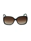 Kate Spade Women's Darilynn 58mm Square Sunglasses In Tortoise