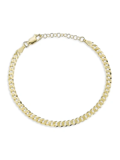 Chloe & Madison Women's 14k Yellow Gold Vermeil Curb Link Bracelet