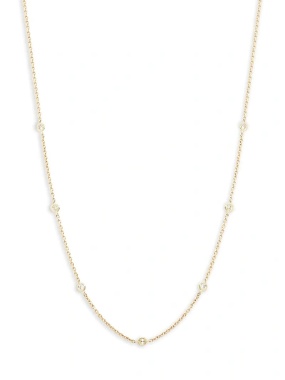 Saks Fifth Avenue Women's 14k Yellow Gold Diamond Chain Necklace