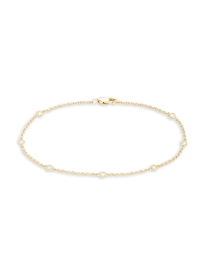 Saks Fifth Avenue Women's 14k Yellow Gold & Diamond Bracelet