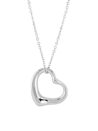 Saks Fifth Avenue Women's Open Heart Sterling Silver Chain Necklace