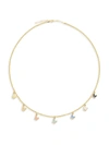 Gabi Rielle Women's Happy Me 14k Gold Vermeil Candy Pastel Multi Butterfly Necklace In Gold