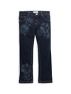 VERSACE GIRL'S FLORAL-PRINT JEANS,0400013924505