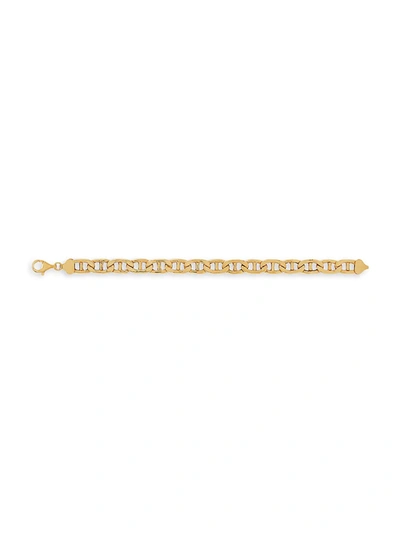 Saks Fifth Avenue Made In Italy Men's 18k Goldplated Sterling Silver Mariner Chain Bracelet