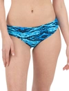 Nine West Scoop Bottom In Blue Tiger