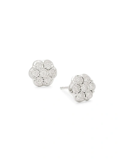 Effy Eny Women's Sterling Silver & 0.23 Tcw Diamond Stud Earrings