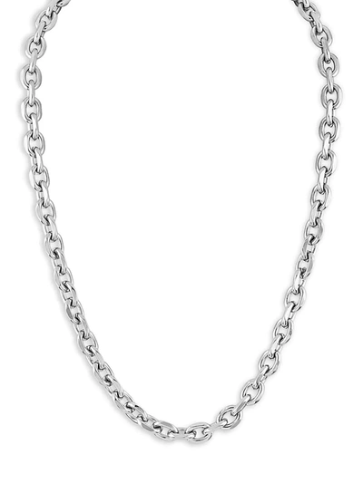 Esquire Men's Jewelry Men's Stainless Steel Chunky Cable-link Chain Necklace In Neutral