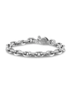 ESQUIRE MEN'S JEWELRY MEN'S STAINLESS STEEL CHUNKY CABLE LINK BRACELET,0400014090919