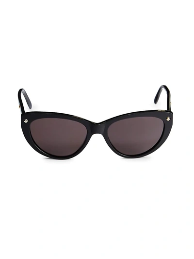 Alexander Mcqueen Cat Eye Sunglasses In Black