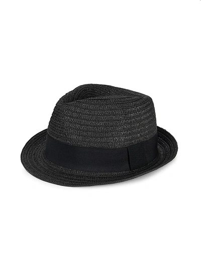 San Diego Hat Company Men's Ultrabraided Fedora In Black