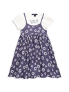 FRENCH CONNECTION LITTLE GIRL'S 2-PIECE TOP & FLORAL DRESS SET,0400013846078