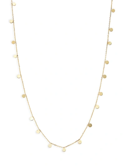 Saks Fifth Avenue Made In Italy Women's 14k Yellow Gold Dots Necklace