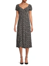 FRENCH CONNECTION WOMEN'S AURA FLORAL MIDI DRESS,0400014450901