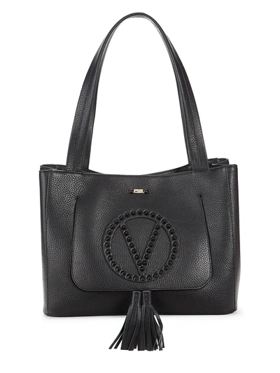Valentino By Mario Valentino Women's Studded Estelle Leather Tote In Black