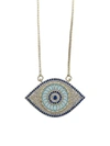 Eye Candy La Women's 18k Gold-plated & Cubic Zirconia Evil Eye Pendant Necklace