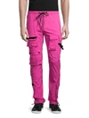 American Stitch Men's Tactical Cargo Joggers In Pink