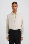 Filippa K Zachary Tencel Shirt In Ivory