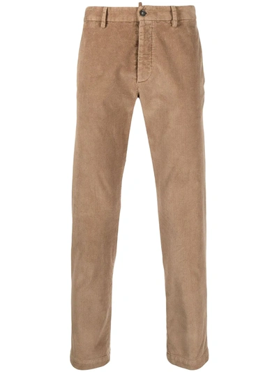 Dsquared2 Straight-leg Trousers In Brown