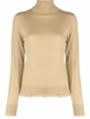 Filippa K Natalia Raw-cut Hem Jumper In Grün
