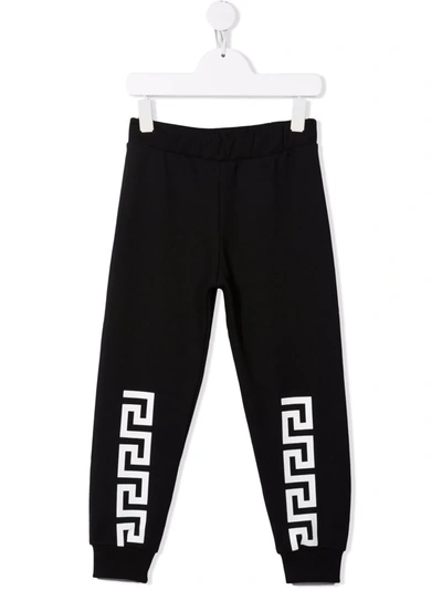 VERSACE LOGO-PRINT SWEATPANTS