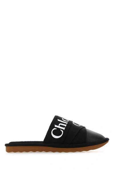 CHLOÉ CHLOÉ LOGO BAND SLIPPERS