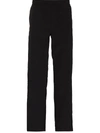 SOULLAND ERICH STRAIGHT-LEG CROPPED TROUSERS