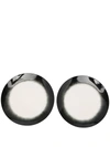 Ann Deumelemeester X Serax X Serax Set Of 2 Plates (28cm) In Black