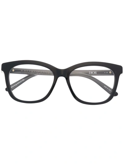 Dior Montagne Minio Cat Eye-frame Glasses In Black