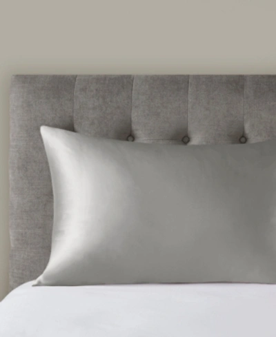 Madison Park 25-momme Mulberry Silk Pillowcase, Queen In Gray