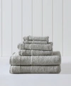 Tommy Bahama Home Island Retreat Towel Set, 6 Piece In Medium Gray