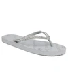 JUICY COUTURE WOMEN'S SHIMMERY THONG FLIP FLOP SANDALS