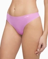 Calvin Klein Women's Pure Ribbed Hipster Underwear Qf6444 In Lilac Rain
