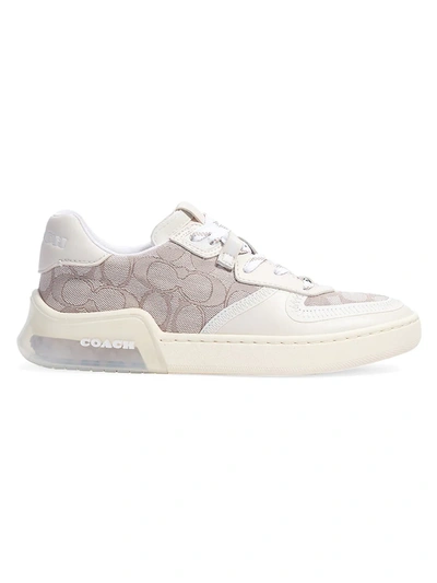 Coach Citysole Court Low-top Sneakers In Stone Chalk