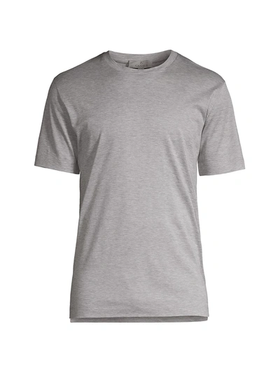 Canali Mercerized T-shirt In Grey