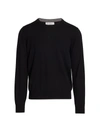 Brunello Cucinelli Cashmere Crewneck Sweater In Black
