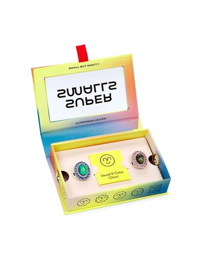 Super Smalls Double Time Mood Rings In Pink