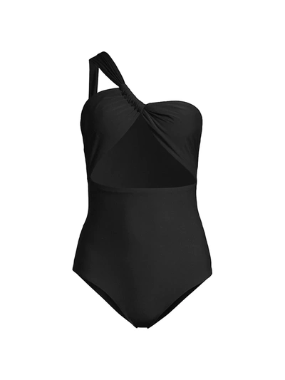 Sara Cristina Narcissus One-piece Swimsuit In Black