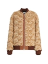 DRIES VAN NOTEN TEDDY BOMBER JACKET,400014606965