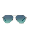 TIFFANY & CO WOMEN'S 58MM AVIATOR SUNGLASSES,400014634086