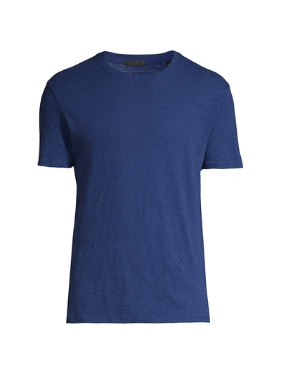 Atm Anthony Thomas Melillo Slub Cotton Crewneck Tee In Royal