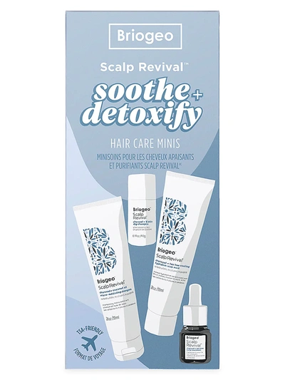 Briogeo Scalp Revival™ Soothe + Detoxify Travel Set For Dry, Itchy, Oily Scalp In N,a